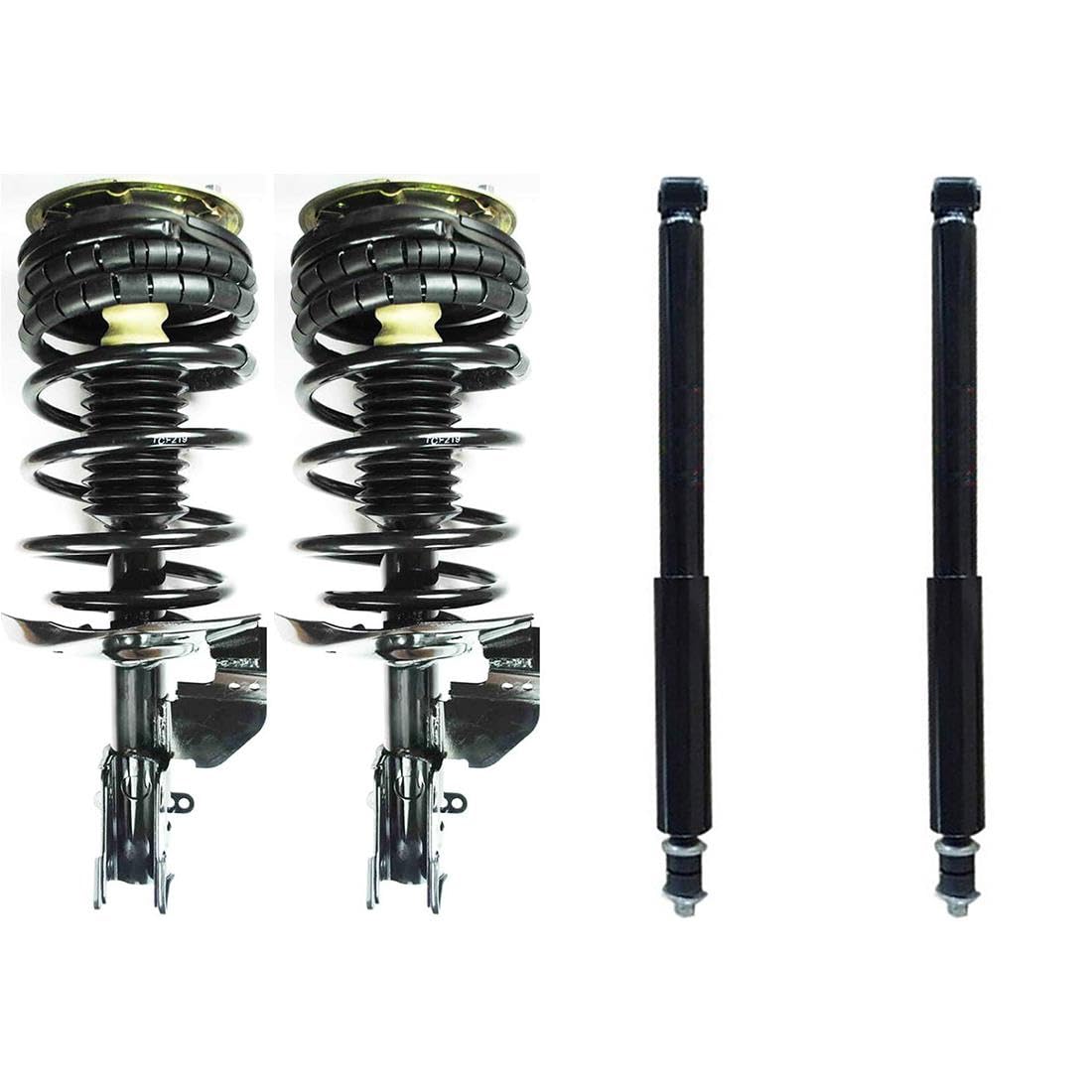 Amazon.com: Front & Rear Complete Struts Coil Springs and